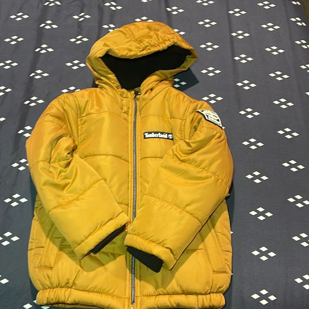 Timberland Puffer Jacket/Toddler 4T/Gold